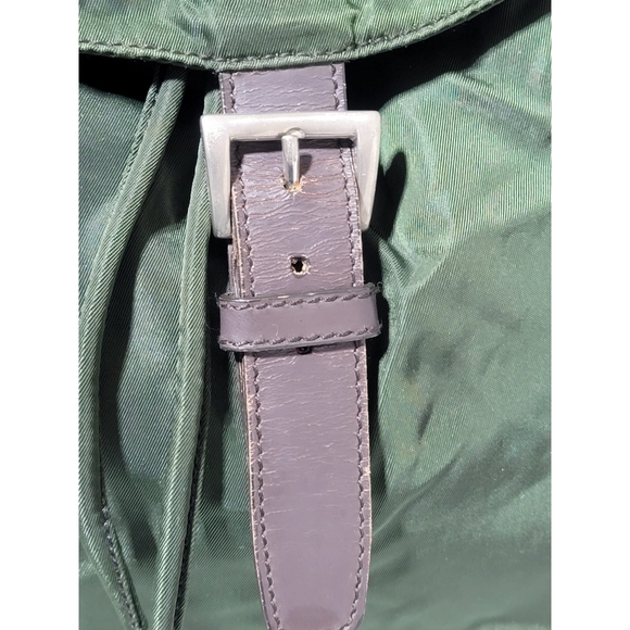 PRADA Tessuto Backpack Nylon Army Green - Picture 11 of 13